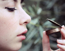Load image into Gallery viewer, GreenWitch Solid Natural Perfume in Oval Compact with Pouch