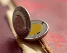 Load image into Gallery viewer, Solid Natural Perfume Mini Compact/Locket with Stone
