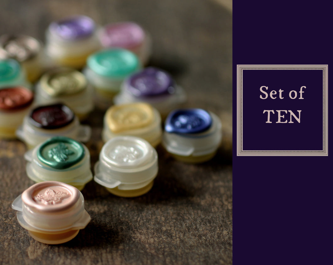 Solid Natural Perfume Discovery Set of Ten