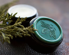 Load image into Gallery viewer, Green Knight Solid Natural Perfume Round Jar
