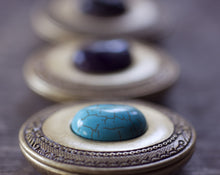 Load image into Gallery viewer, Solid Natural Perfume Mini Compact with Rose Quartz
