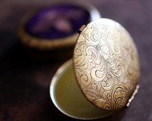 Load image into Gallery viewer, GreenWitch Solid Natural Perfume in Oval Compact with Pouch

