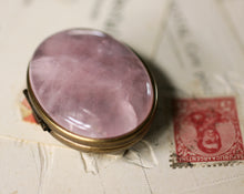 Load image into Gallery viewer, Solid Natural Perfume Mini Compact/Locket with Stone
