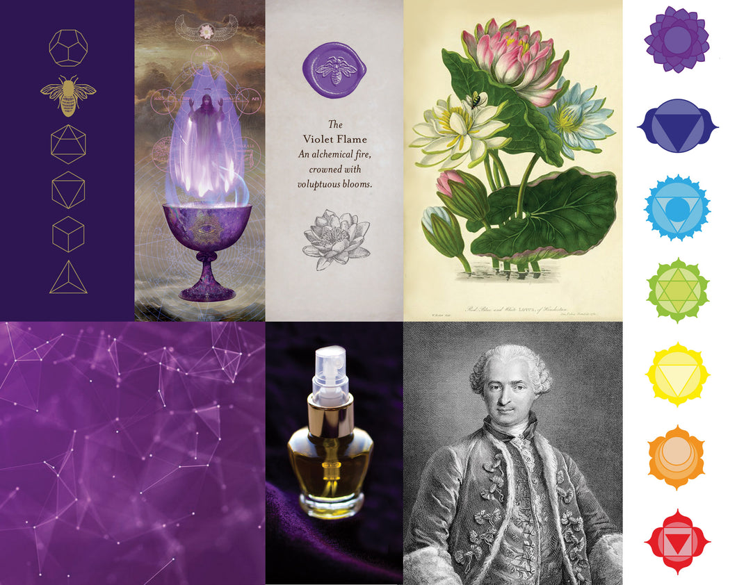 The Violet Flame Perfume Ritual Box