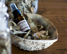 Load image into Gallery viewer, White Sage Hydrosol/Hydrolat, 1 ounce in simple amber glass bottle
